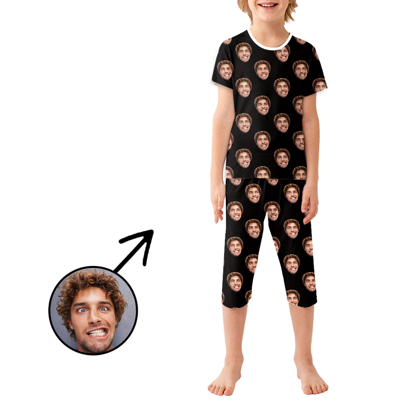 Custom Photo Pajamas For Kids Whole Photo