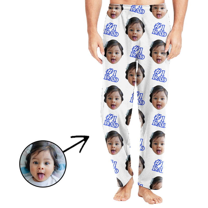 Custom Photo Pajamas I Love My Country Father's Day Gifts