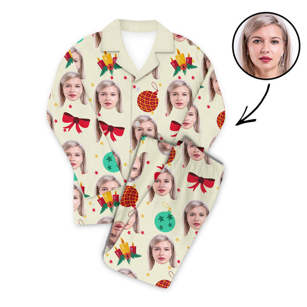 Custom Photo Pajamas Set Unisex Celebrate With You photo pajamas