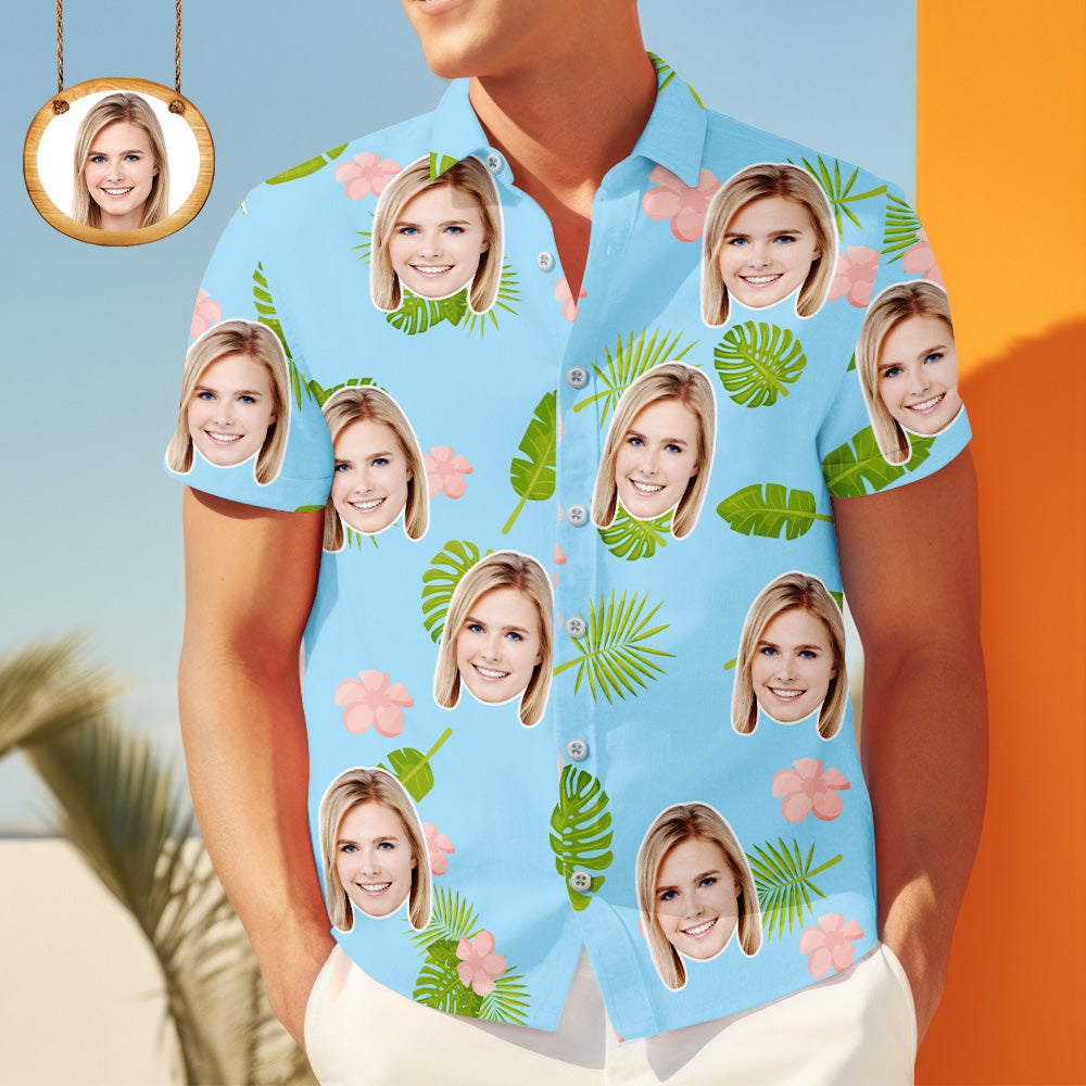 Exotic Face & Flower Hawaiian Shirt – Island Style