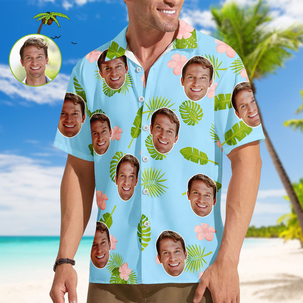 Exotic Face & Flower Hawaiian Shirt – Island Style