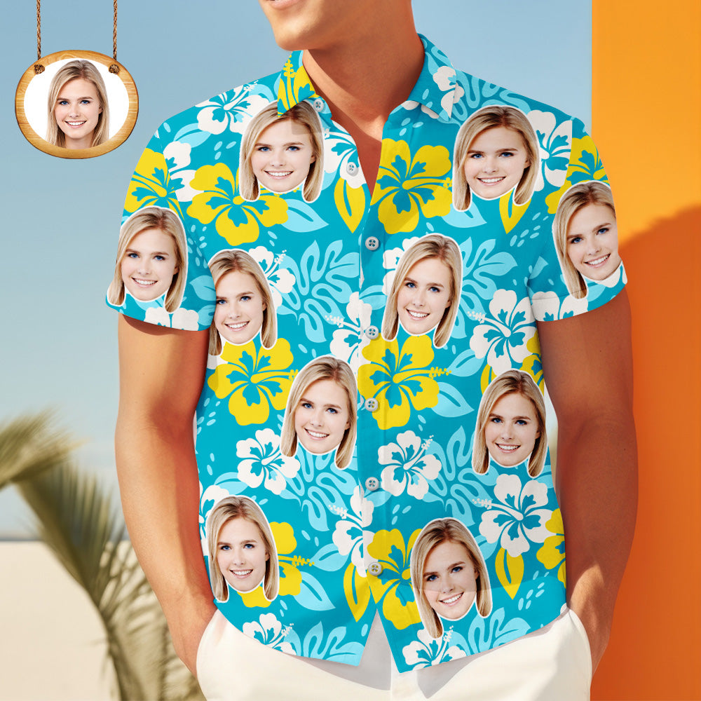 Tropical Face Hawaiian Shirt – Perfect Gift for Her