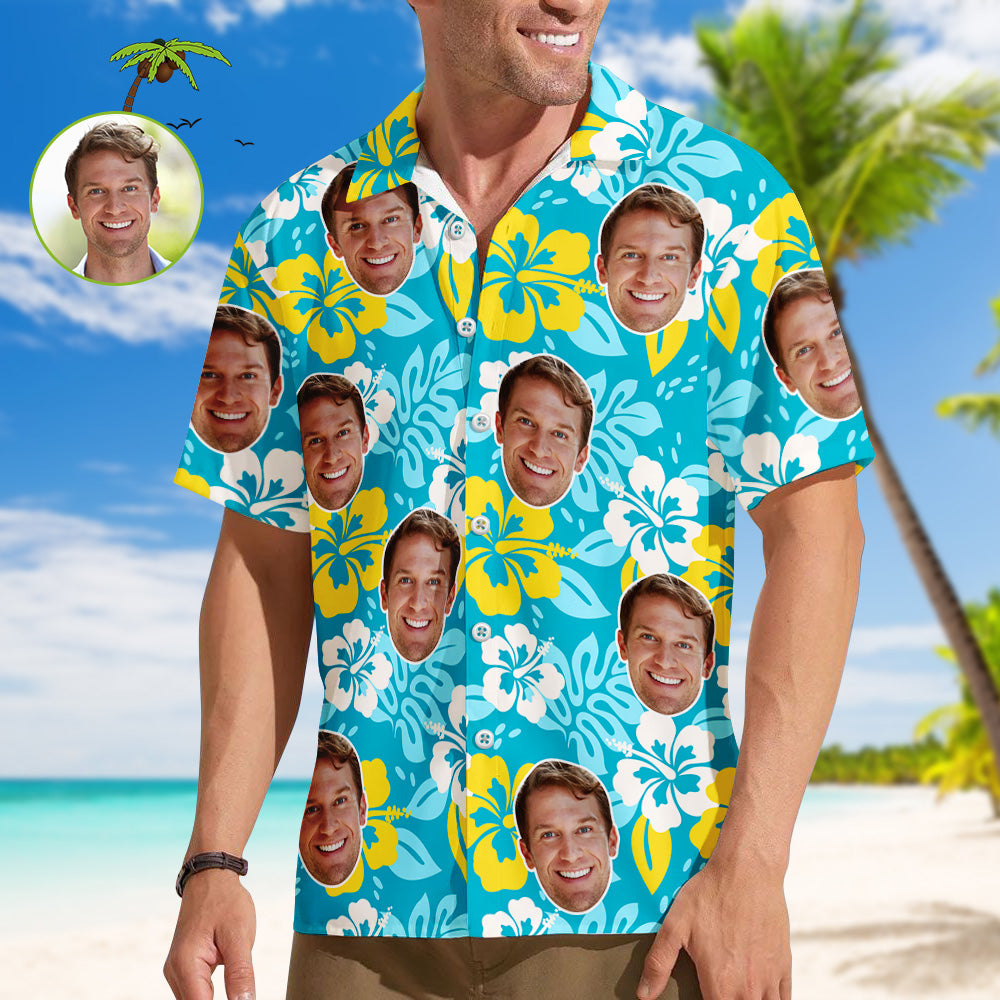 Tropical Face Hawaiian Shirt – Perfect Gift for Her