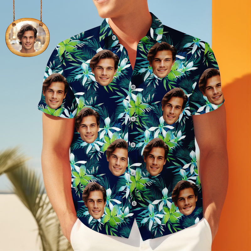 Hawaiian Shirt Gift for Her – Vibrant Flowers & Leaves