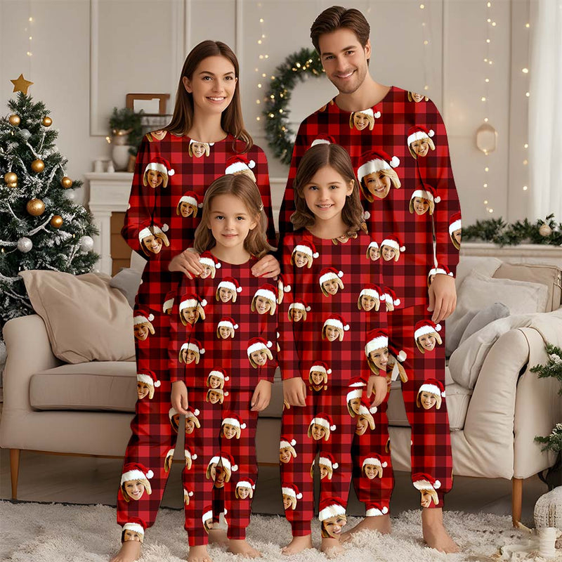 Custom Pajamas Set for Man Women, Personalized Pet Pajamas, Face Pajamas, Bachelorette Party Pajamas, Custom Family Pajamas, Christmas Pajama