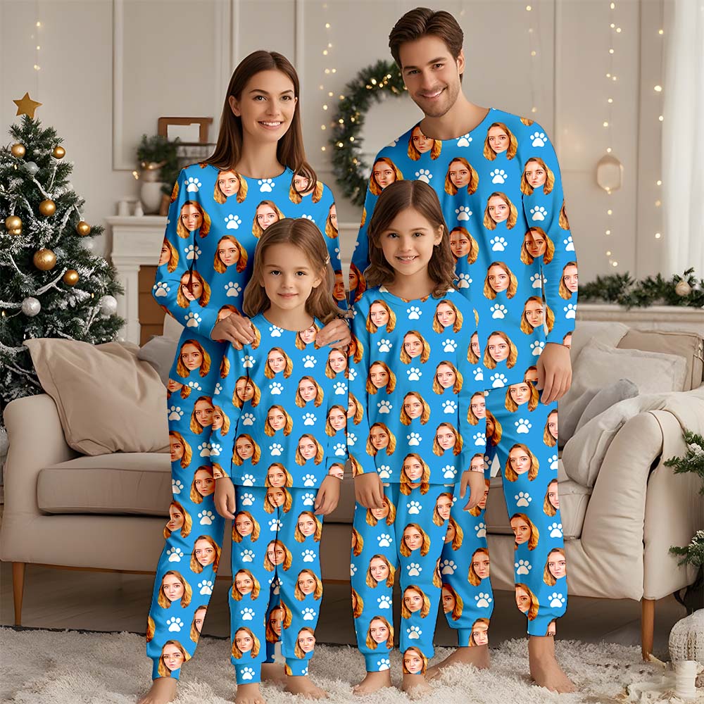 Custom Pajamas Meme Face, Custom Pajamas Family, Custom Face Pajamas, Funny Pajamas family, Matching Pajamas Gifts, Christmas Pajamas