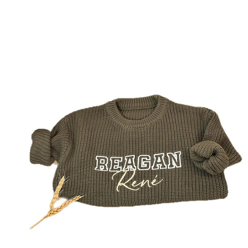 Baby sweaters with names – charming, personalized knitwear for newborns and toddlers