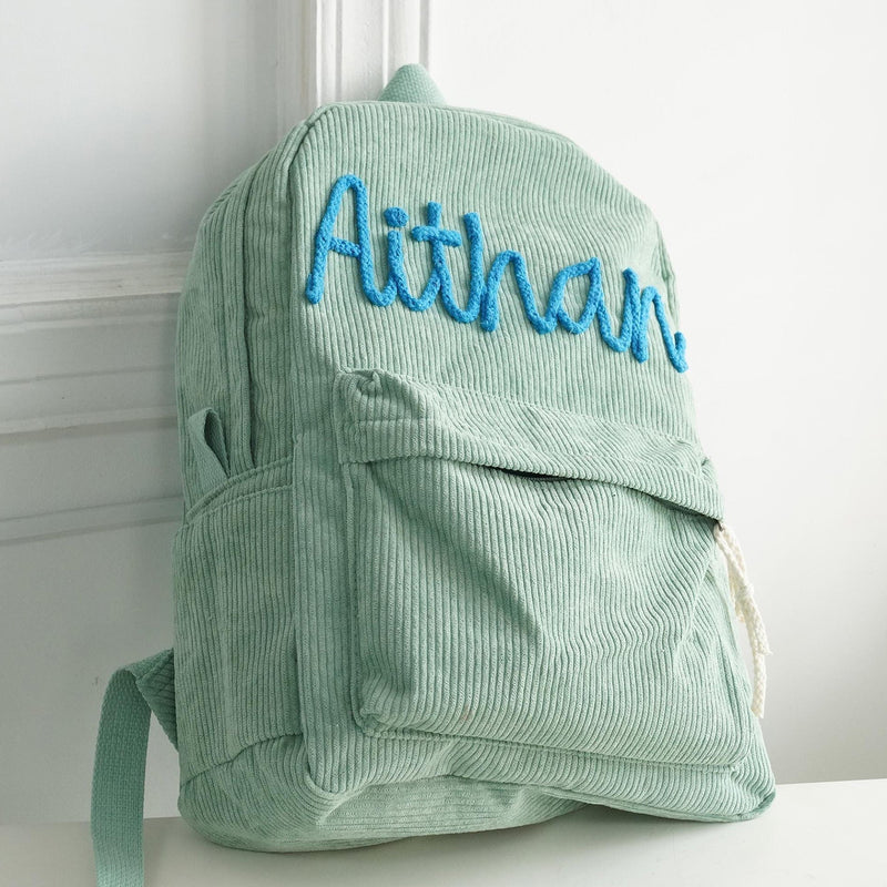 My First Own Backpack – Personalizable with Name in Corduroy Look