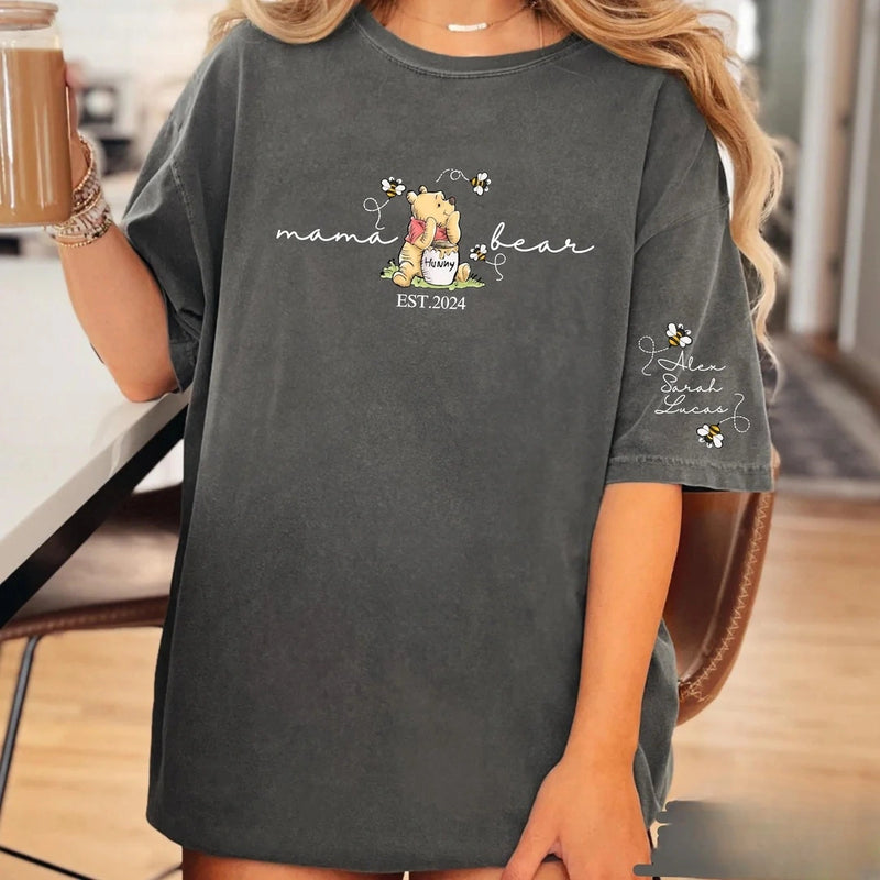 Classic Bear Tee - Customizable Mama Bear Sweatshirt