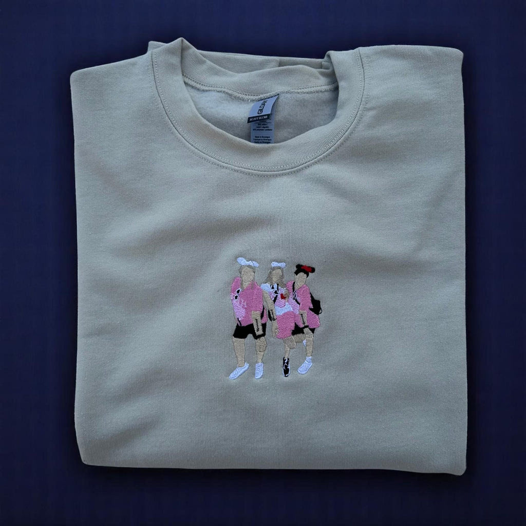 Custom Embroidered Portrait Sweatshirt From Photo, Custom Couple Portrait, Embroidered photo, Embroidery Sweater for Dad, Christmas Gift