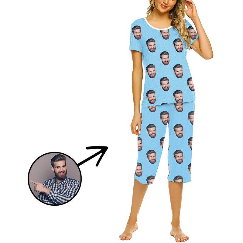 Custom Photo Pajamas For Women My Loved One's Face