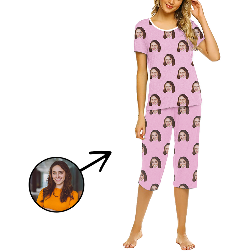 Custom Photo Pajamas For Women My Loved One's Face