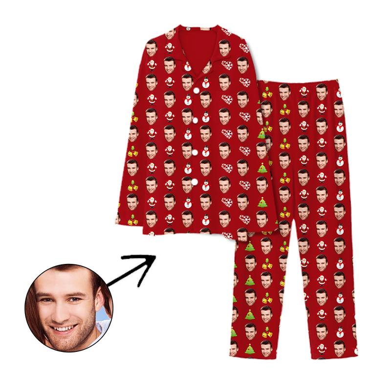 Custom Photo Pajamas Merry Christmas