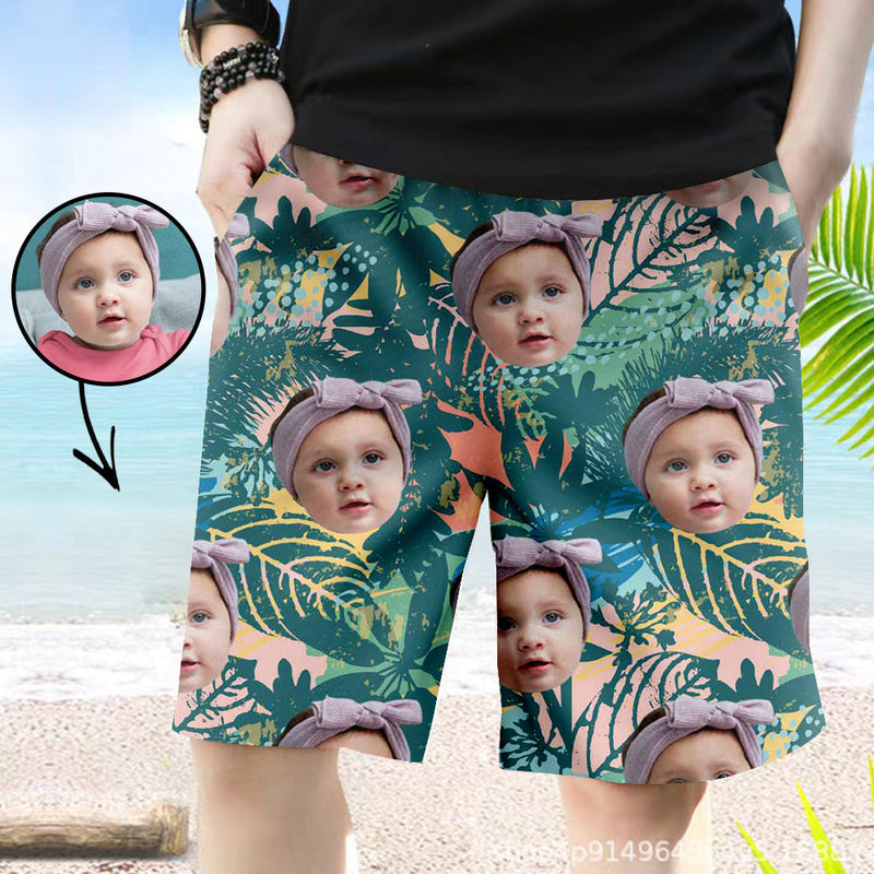 Custom Photo Hawaiian Shirt Tropical Island All Over Print