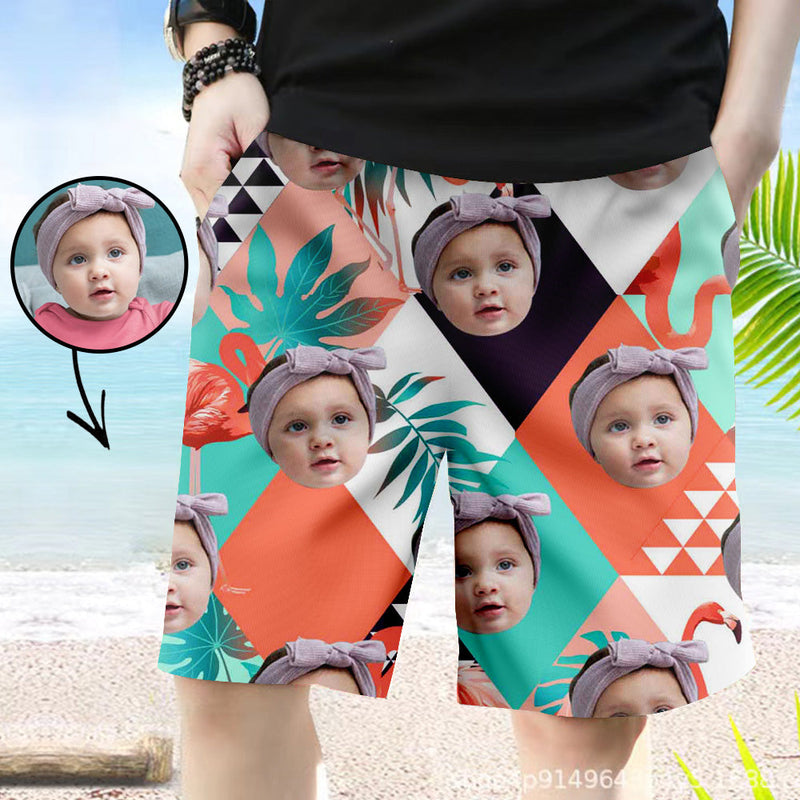Custom Face Hawaiian Shirt For Boyfriend/Husband Personalized Hawaiian Shirt Parrot And Pineapple