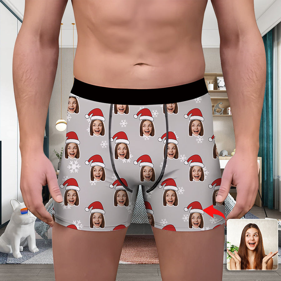 Valentine's Day Custom Underwear With Face Boxer Custom Boxers Persona –  photo pajamas