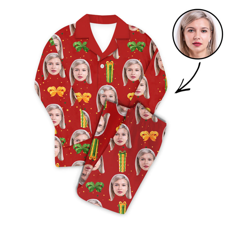 Custom Photo Pajamas Set Unisex Christmas Gifts For You