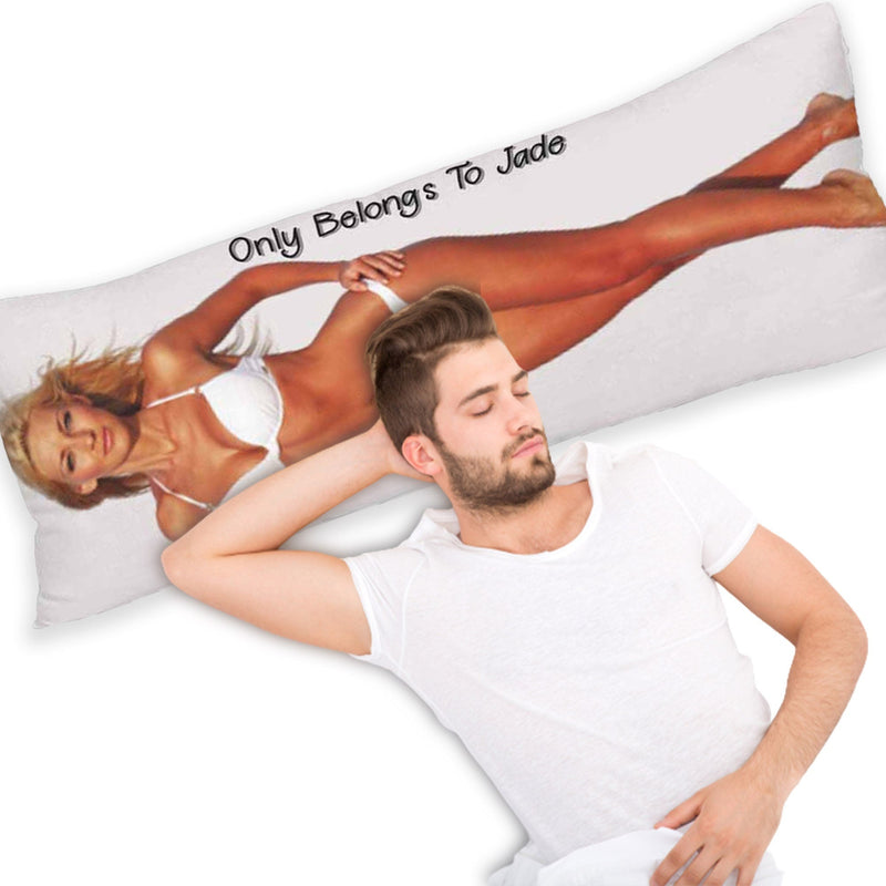 Custom Photo Pillowcase Personalized Body Pillow Case with Picture Photo On Pillow Cover Double Side Pillowcase 20"X54"