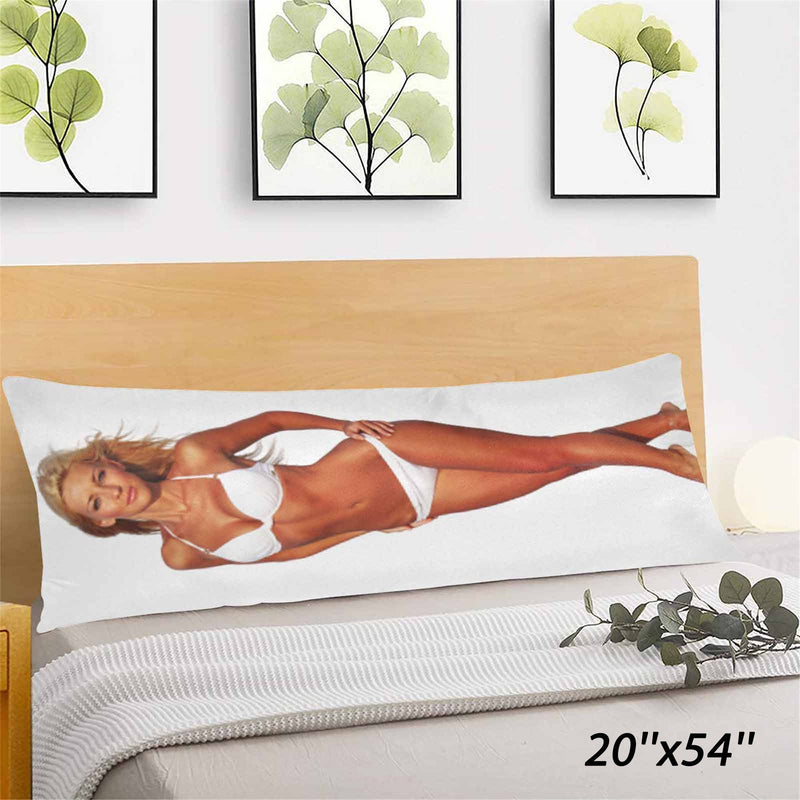 Custom Photo Pillowcase Personalized Body Pillow Case with Picture Photo On Pillow Cover Double Side Pillowcase 20"X54"