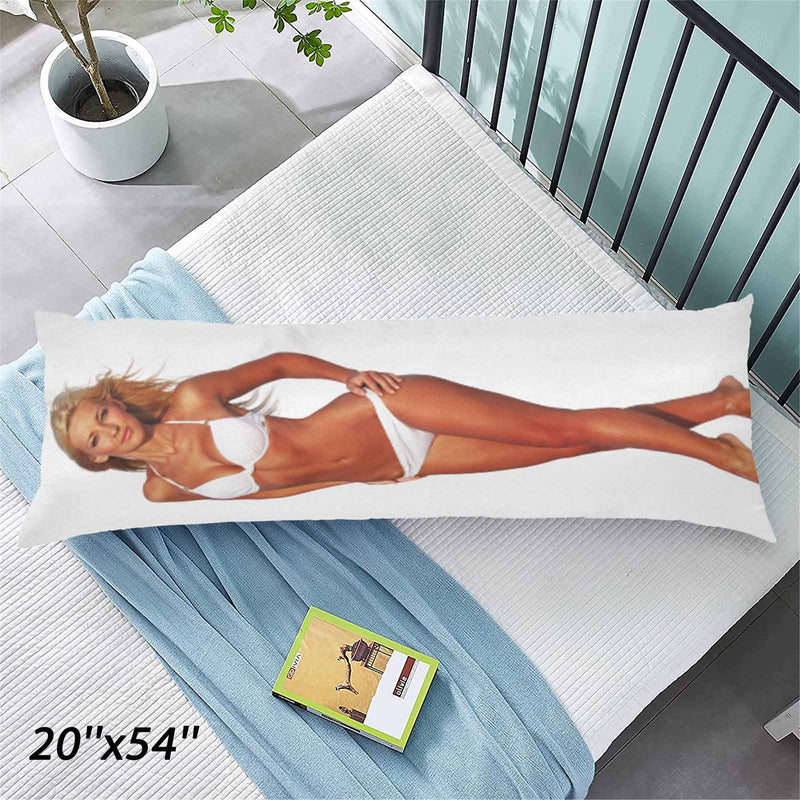 Custom Photo Pillowcase Personalized Body Pillow Case with Picture Photo On Pillow Cover Double Side Pillowcase 20"X54"