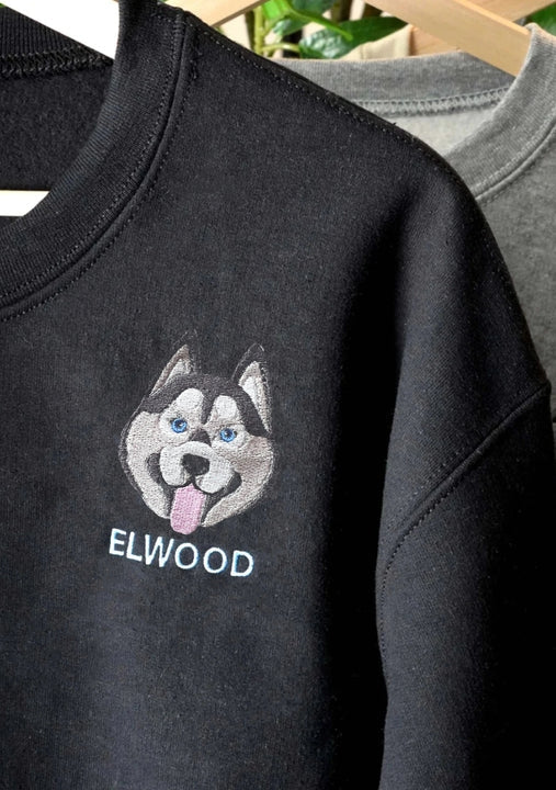 Custom Embroidered Pet Sweatshirt Custom Pet Hoodie