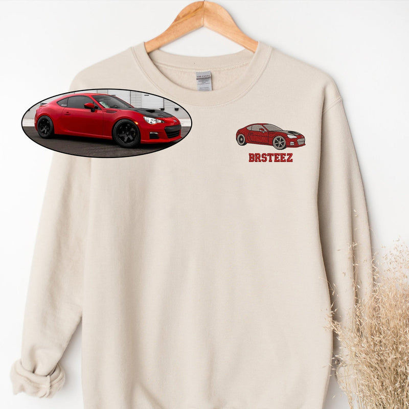 Custom Embroidered Car Hoodie Gifts For Car Lover